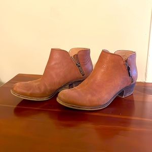 Lucky brand brown booties